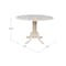 International Concepts Square Dual Drop Leaf Table, 42 in, Unfinished, 42 W, 42 L, 29.75 in H, Wood, Unfinished T-42DP - alternate 9